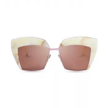 Sartorialeyes ST508-05 Naiste Ristkülikukujulised Päikeseprillid Must/Hall UV400