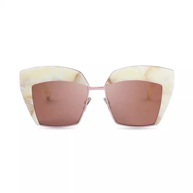 Sartorialeyes ST508-05 Naiste Ristkülikukujulised Päikeseprillid Must/Hall UV400