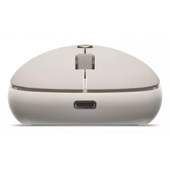 Satechi OntheGo hiir - juhtmevaba Bluetooth ja 2,4GHz USB-A, laetav, mitme seadmega, liivavärv