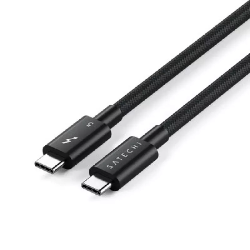 SATECHI Thunderbolt 5 Pro Cable 1m USB-C to USB-C – 120Gbps, 240W, must