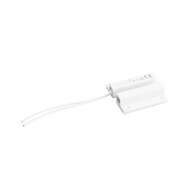 SATEL K-1 2E Magnetkontakt Reed-lülitiga, pinnale paigaldatav, valge, 2EOL takistitega