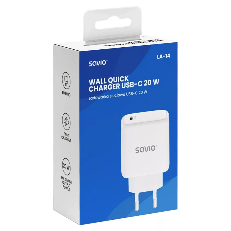 SAVIO LA-14 20W seinatavalaadija Power Delivery 3.0-ga