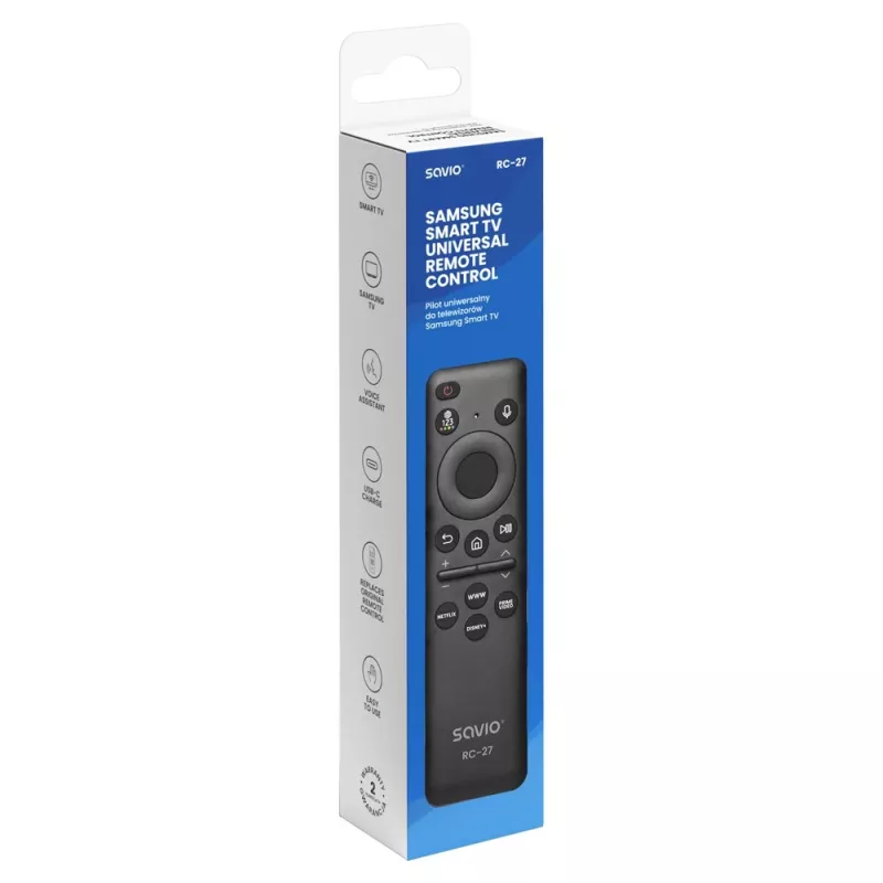 SAVIO RC-27 Universaalne Asenduspult Samsungi nutitelerile – must