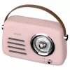 SAVIO RS-03 kaasaskantav raadio FM/AM koos MP3 USB/SD taasesitusega, roosa