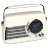 SAVIO RS-04 kaasaskantav DAB+ FM raadio, laetava akuga, LCD-ekraaniga, kahe äratusega, must