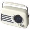 SAVIO RS-04 kaasaskantav DAB+ FM raadio, laetava akuga, LCD-ekraaniga, kahe äratusega, must