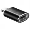 SAVIO TR-19 juhtmevaba CarPlay ja Android Auto adapter, USB-C, 5GHz Wi-Fi, Bluetooth 5.0, must