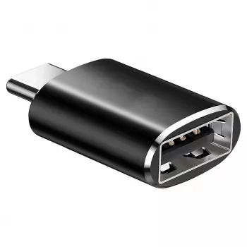 SAVIO TR-19 juhtmevaba CarPlay ja Android Auto adapter, USB-C, 5GHz Wi-Fi, Bluetooth 5.0, must