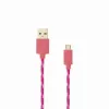 SBOX USB-1031P USB to Micro USB kaabel 1m Roosa