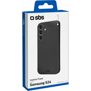 SBS Instinct ümbris Samsung Galaxy S24 jaoks - must TPU tagakaas, löögikindel, kriimustuskaitse, ühilduv juhtmevaba laadimisega TEINSTSAS24K