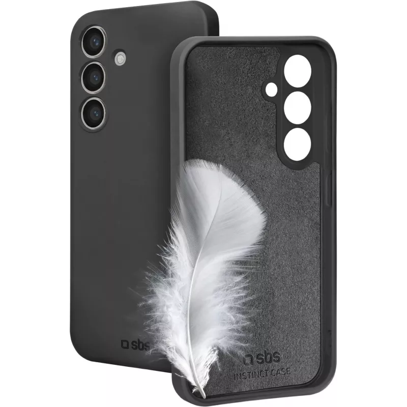 SBS Instinct ümbris Samsung Galaxy S24 jaoks - must TPU tagakaas, löögikindel, kriimustuskaitse, ühilduv juhtmevaba laadimisega TEINSTSAS24K