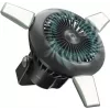 SBS kaasaskantav ventilaator 4000mAh power banki, LED-tulede ja päikeseenergia laadimisega