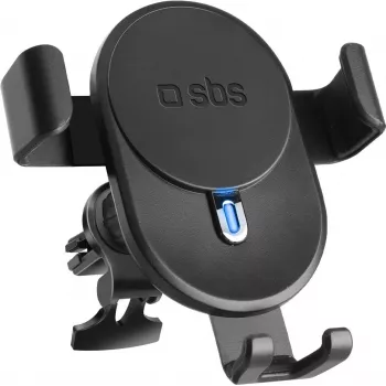 SBS TESUPWIR10CLIPSTG 10W juhtmevaba auto telefoni hoidik - must