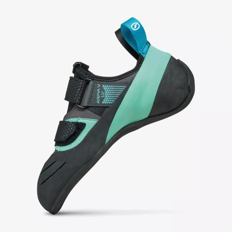 Scarpa ARPIA V LV Ronkimisjalats, 38.5, Shark - Aqua