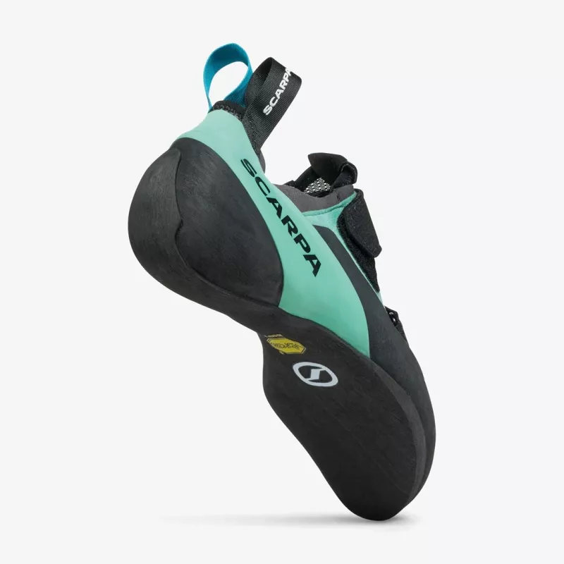 Scarpa Arpia V LV Climbing Shoes - Shark/Aqua - Size 40.5