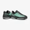 SCARPA Mescalito Planet Woman Approach Shoe 38.5 Jade/Black