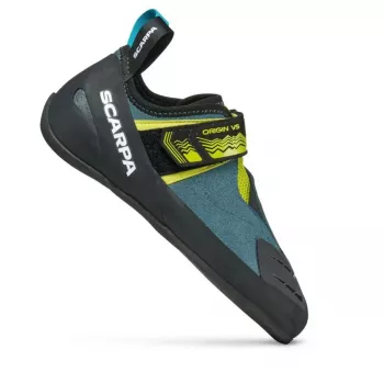 SCARPA Origin Climbing Shoes Iron Grey / Blue EU 44