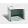 SCHÄFER IT SYSTEMS 19 inch seinale kinnitatav kapp NT Box, 12U, 570 x 625 x 600 mm, helehall RAL 7035 7312600