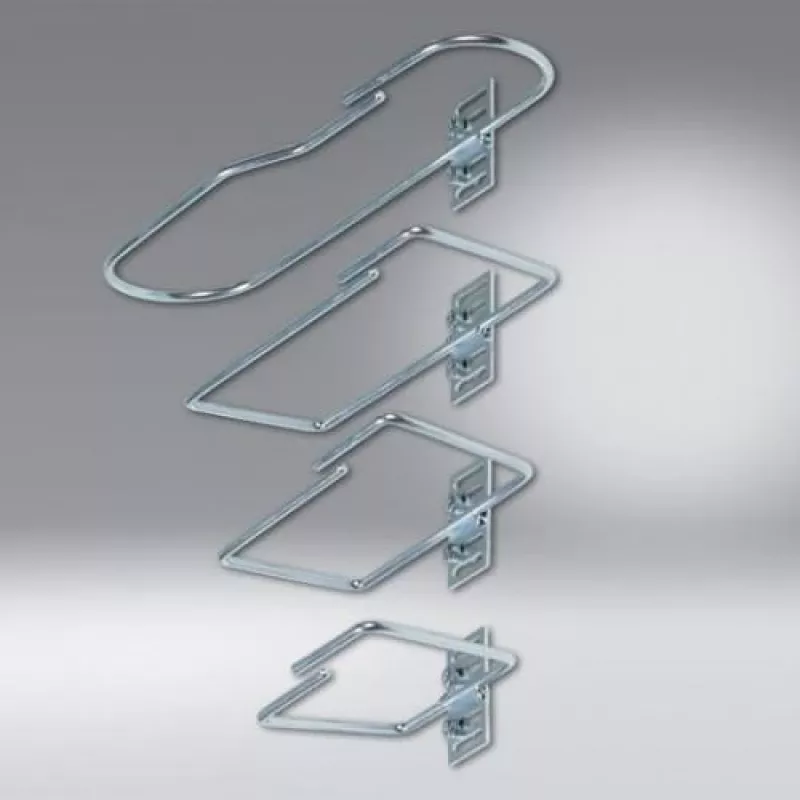 SCHÄFER IT SYSTEMS terasest kaablihalduskandur, 82 x 170 mm, must (7968200)