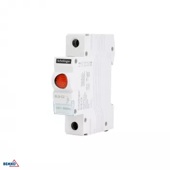 SCHELINGER A15-SL8-CZ punane LED-signaallamp, 230V AC, 22mm paneelikinnitus, IP65