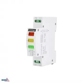 SCHELINGER SL9 3-faasiline LED-märgutuli 230V AC DIN-riiulile