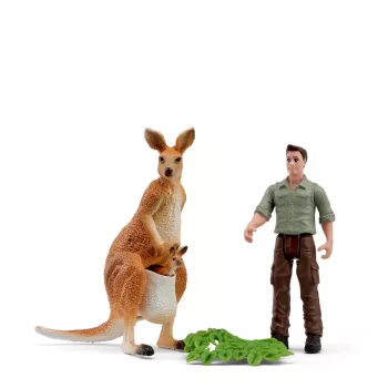 Schleich Pocket Set! Kängurutuur koos metsavahiga