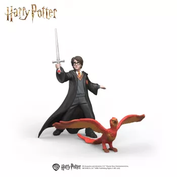 Schleich Wizarding World Harry Potter & Fawkes with Sword