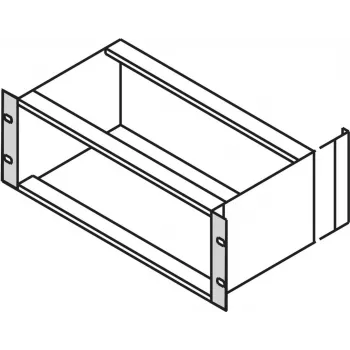 SCHROFF 19-tolline nurgakandur Type F, 3U, ilma haardumisavadeta, roostevabast terasest tihendile, 2 tk 24560197