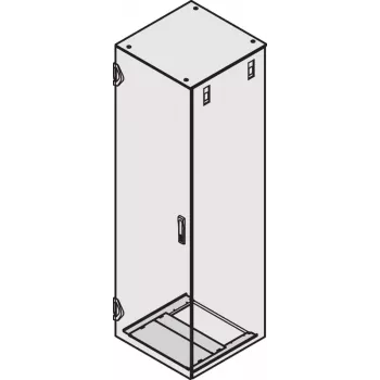 SCHROFF Alusplaat 600B 1100T RAL7021 (21630620)