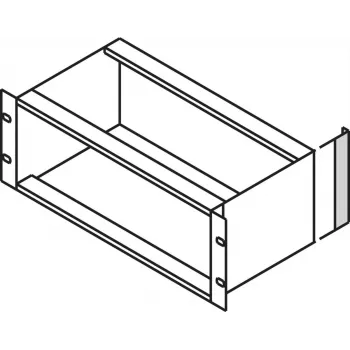 SCHROFF EMC nurgaprofiili otsatükk 3U korpustele, alumiinium, selge kromaatimine, 128,4 mm, 24561198