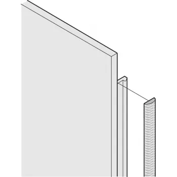SCHROFF EMC profiiltihend, juhtiv tekstiil, 2U, 10-pakk 21101857