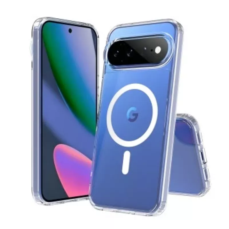SCREENOR kaitseraam Google Pixel 11 Pro XL jaoks – magnetiline MagSafe ühilduv, läbipaistev musta raamiga, TPU/PC