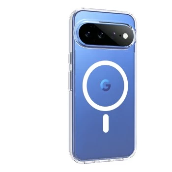 SCREENOR kaitseraam Google Pixel 11 Pro XL jaoks – magnetiline MagSafe ühilduv, läbipaistev musta raamiga, TPU/PC