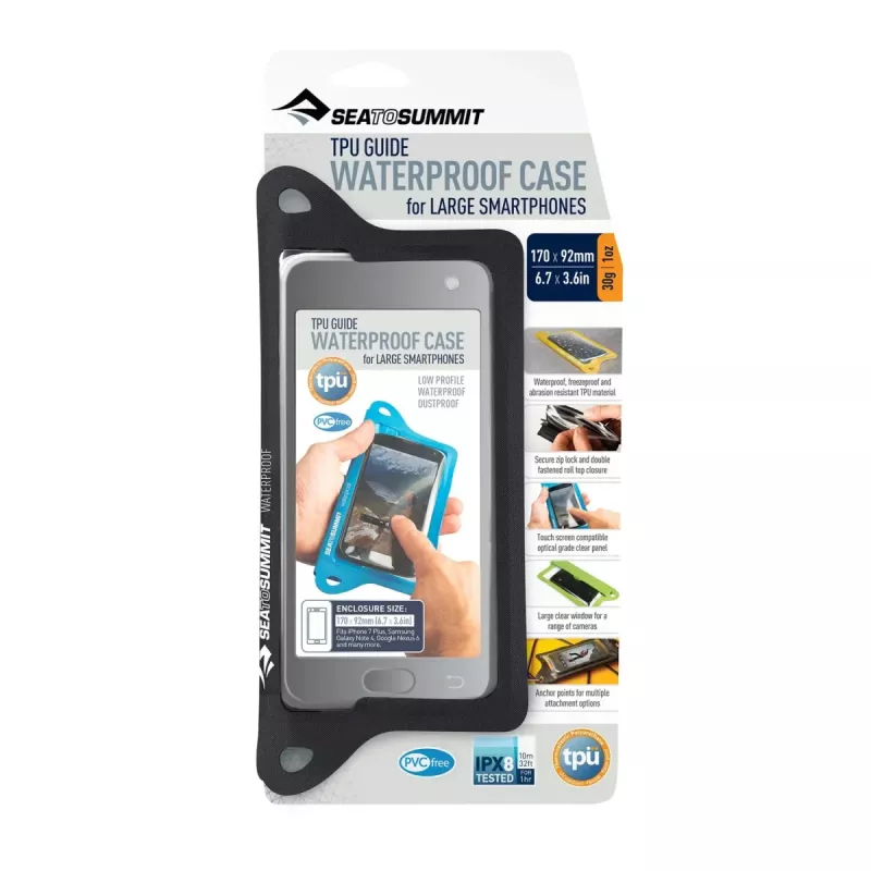 Sea To Summit TPU Guide L Waterproof Smartphone Case - Clear