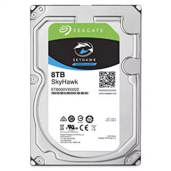 Seagate SkyHawk 8TB valvejälgimissüsteemi kõvaketas, 3,5 tolli, SATA 6Gb/s, 7200RPM, 256MB vahemälu