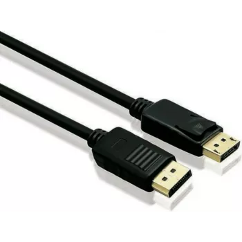 SECOMP STANDARD DisplayPort-kaabel, DP ST - ST, must, 1 m (S3685)