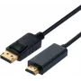 SECOMP STANDARD DisplayPort-kaabel DP - UHDTV, ST/ST, must, 3 m (S3682)