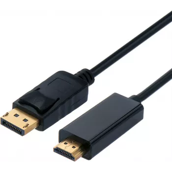 SECOMP STANDARD DisplayPort-kaabel DP - UHDTV, ST/ST, must, 5 m (S3683)