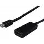 SECOMP STANDARD Mini DisplayPort - HDMI adapter, 4K, kullatud, must S3206