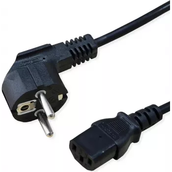 SECOMP STANDARD toitekaabel, sirge IEC pesa, must, 1,8 m (S2309)