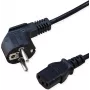 SECOMP STANDARD toitekaabel, sirge IEC pesa, must, 1,8 m (S2309)