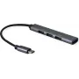 SECOMP STANDARD USB 2.0 jaotur, USB-C ühendus, 4x USB-A porti (3x USB 2.0 + 1x USB 3.2 Gen1) (S3017)