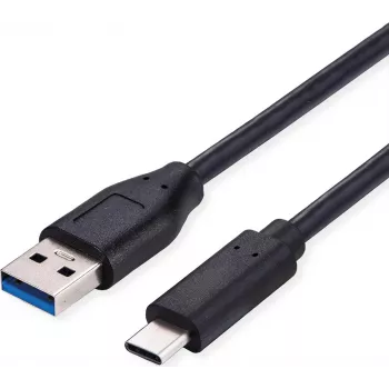 SECOMP Standard USB 3.2 Gen 1 kaabel, USB A - C, 0,5 m, must (S3015)
