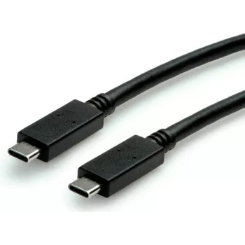 SECOMP STANDARD USB 3.2 Gen 2 kaabel, E-Mark, USB-C to USB-C, sirge, 10 Gbit/s, 100W, must, 1 m (S3521)