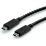 SECOMP STANDARD USB 3.2 Gen 2 kaabel, E-Mark, USB-C to USB-C, sirge, 10 Gbit/s, 100W, must, 1 m (S3521)