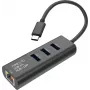 SECOMP STANDARD USB-C Gigabit Etherneti konverter + 3-port USB 3.0 jaotur (S1431)