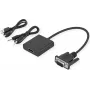 SECOMP STANDARD VGA + Audio to HDMI adapterkaabel, 0,23 m, must S3211