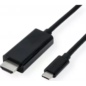 SECOMP USB-C - HDMI adapterkaabel, 4K, 2 m, must S3731