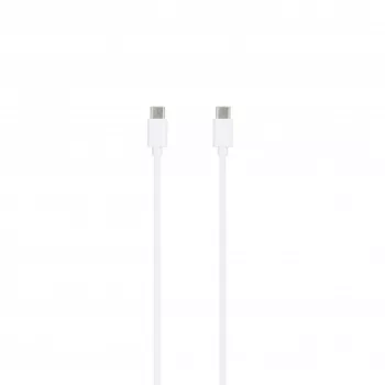 SEEK TOTI 20W Type-C PD seinakiirlaadija koos Type-C–Type-C, 1 m PVC andmekaabliga 3A, valge
