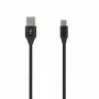 SEEK TOTI USB A to Micro USB, 2m Punutud Kaabel 2A, Must